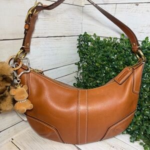 Coach Tan Leather Hobo Bag
